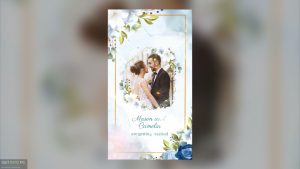VideoHive – 水彩花卉婚礼请柬 [AEP] 免费下载