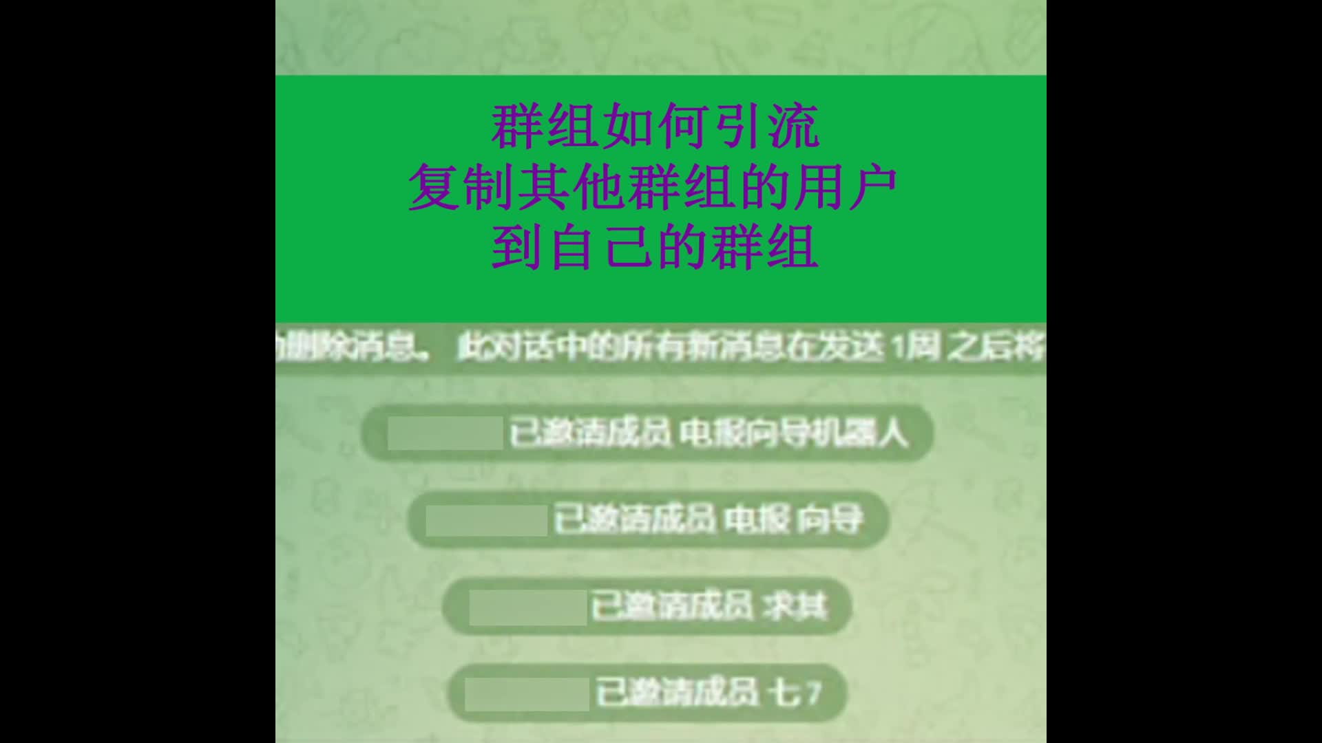 【Telegram纸飞机】实操-如何给飞机引流，强拉用户到自己的群组